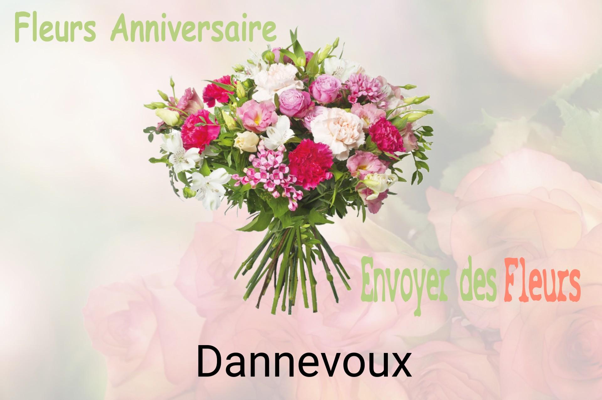 Bouquet de fleurs d’anniversaire livré à Dannevoux