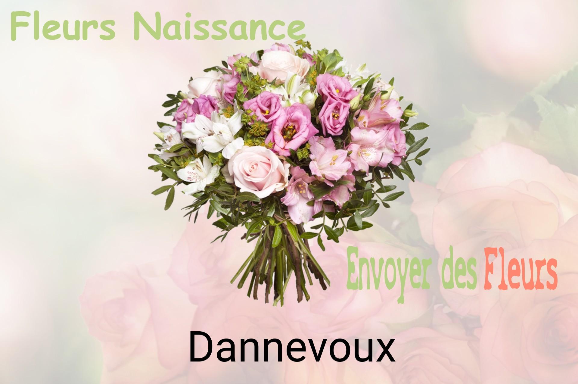 Bouquet de fleurs de naissance livré à Dannevoux